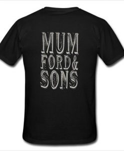 mumford t shirt back