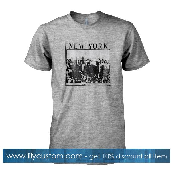 new york manhattan tshirt