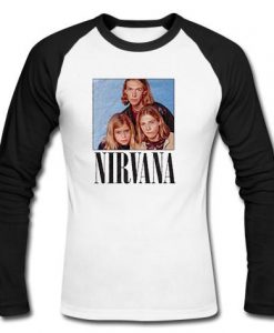 nirvana funny raglan longleeve