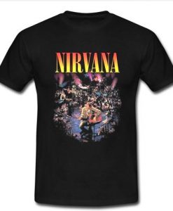 nirvana unplugged in new york t shirt