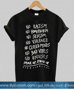 no racism t-shirt