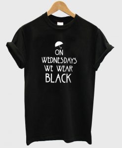 on wednesdays we wear black sirt