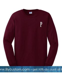 p font sweatshirt