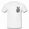 panda pocket t shirt