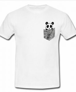 panda pocket t shirt