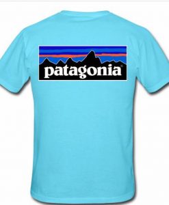 patagonia logo t shirt back