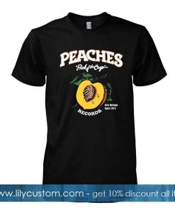 peaches record tshirt