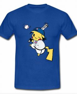 pikachu baseball t shirt