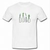 plant embroidery t shirt