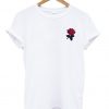 pocket rose T-shirt
