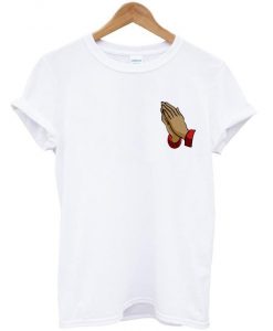 praying hands t shirt