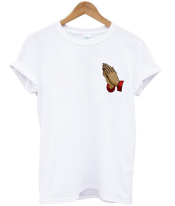praying hands t shirt