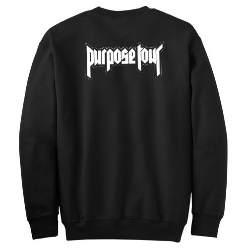 purpose tour new Sweatshirts back