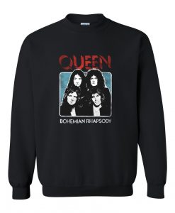 queen bohemian rhapsody black sweatshirt