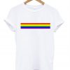 rainbow line T-shirt  SU