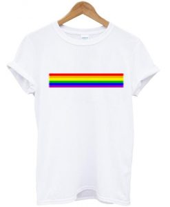 rainbow line T-shirt  SU