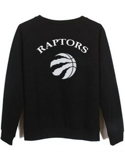 raptors back sweatshirt