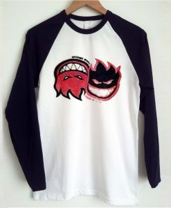 red and black demon reglan tshirt