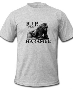 rip harambe shirt
