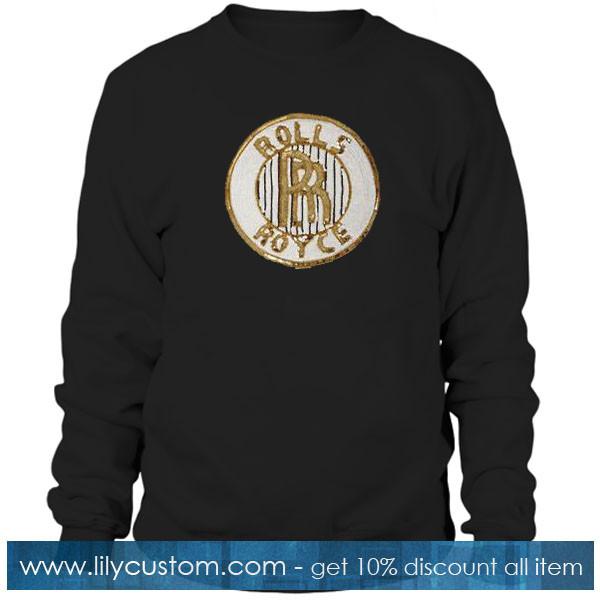 rolls royce logo sweatshirt