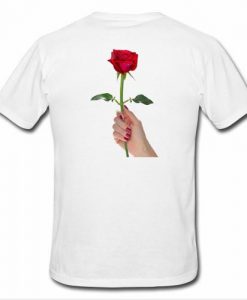 rose t shirt back