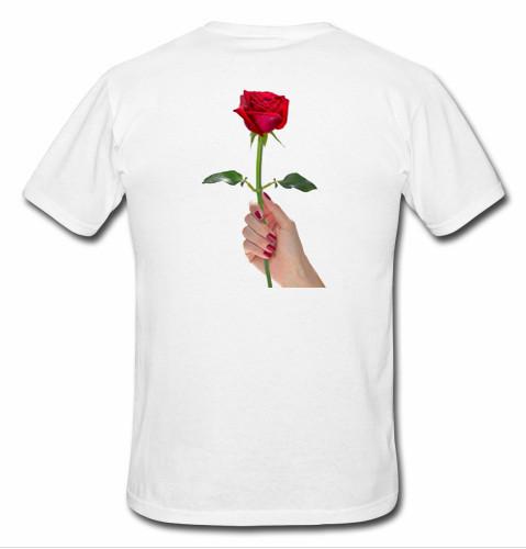 rose t shirt back
