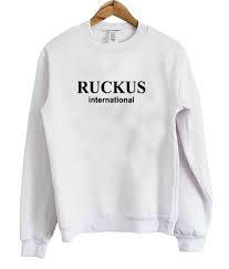 ruckus international sweatshirt   SU