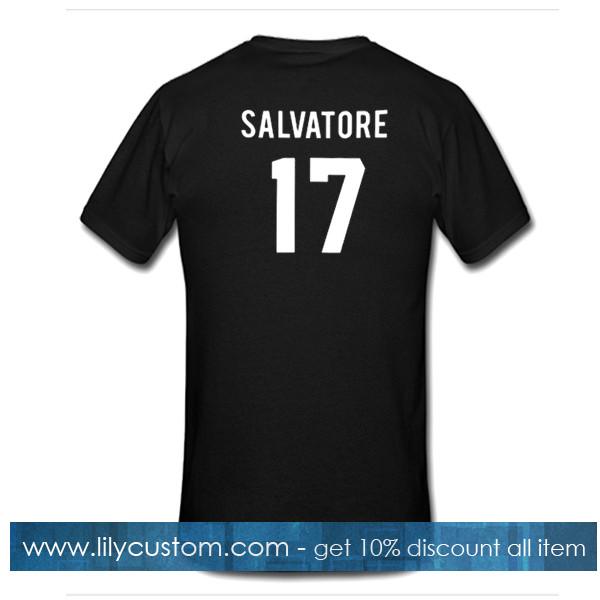 salvatore 17 tshirt back