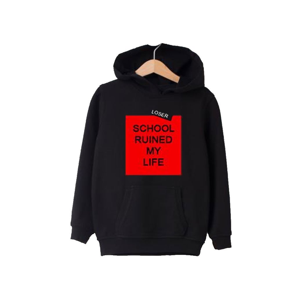 school ruined my life hoodie  SU