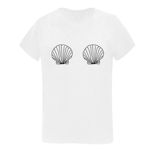 seashell boobs T shirt  SU