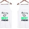 she's my best friend tanktop couple