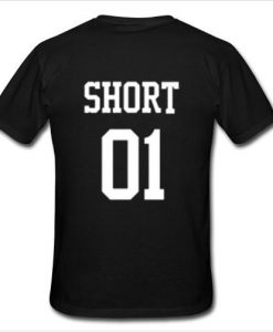 short 01 t shirt back