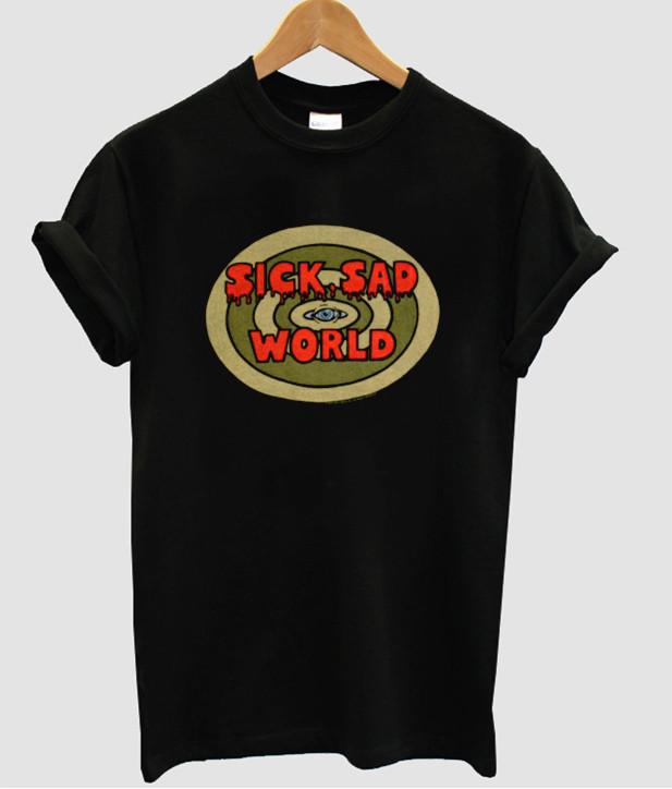 sick sad world t shirt 1