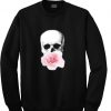 skull flower sweatshirt
