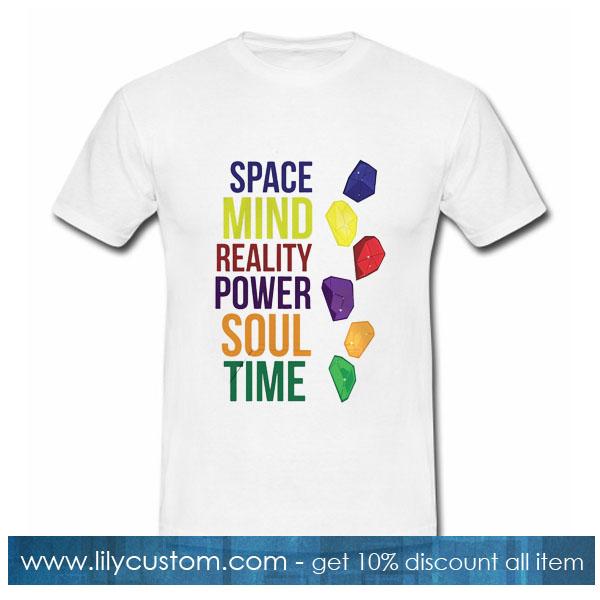 space mind reality power soul time T-Shirt