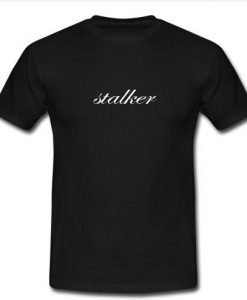 stalker font t shirt