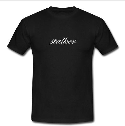 stalker font t shirt