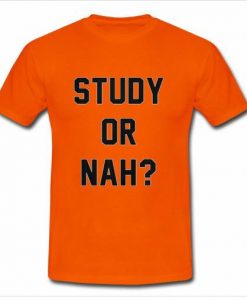 study or nah shirt