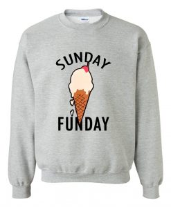 sunday ice cream funday sweatshirt