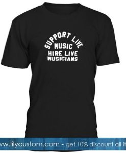 support live music hire live musicians crop shirt