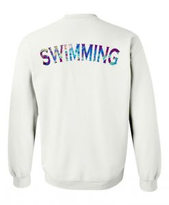 swimming sweatshirt back