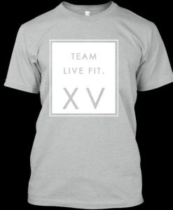 team live fit gray tshirt