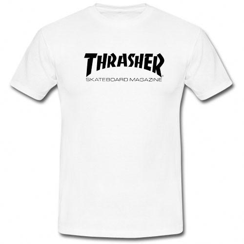 thrasher skateboard magazine logo t shirt