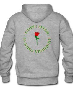 troye sivan rose hoodie back