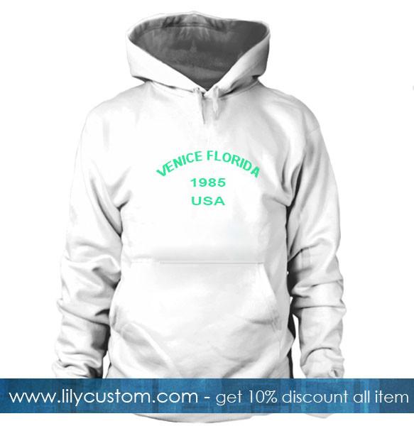 venice florida 1985 USA white color Hoodies