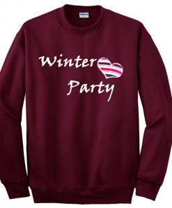 winter party sweatshirt