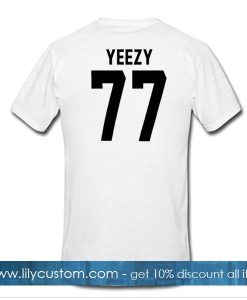 yeezy 77 tshirt back