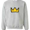 yellow crown sweatshirt