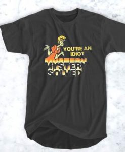 you're an idiot mystery solved t-shirt   SU