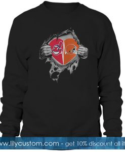 Browns Indians It’s In My Heart Inside Me Sweatshirt SF